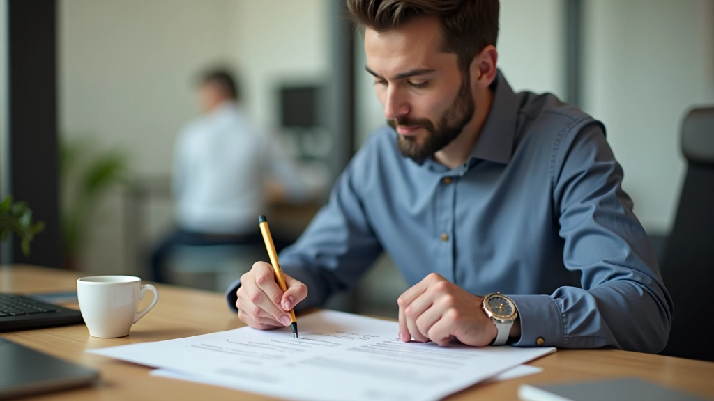 Notebook with handwritten trading notes and a cup of coffee on desk showing journal-style sentiment tracking